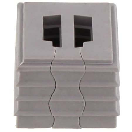 Conta-Clip Seal, 17.7 mm. H x 20.3 mm. W x 20.3 mm. L, Thermoplastic Elastomer 28600.6